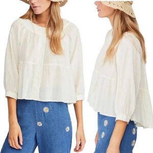We The Free Sea to Shore Babydoll Top. Size M